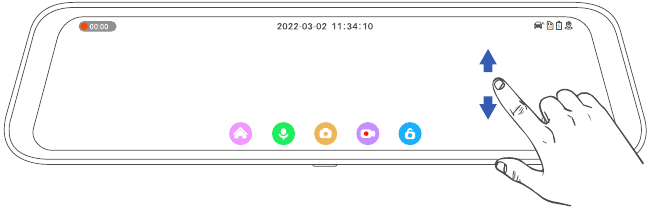 Gebaren in de opname-interface - Stap 3