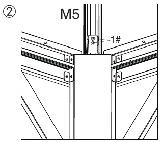 Dakframe opzetten - Stap 3