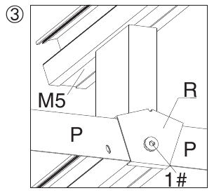 Dakframe opzetten - Stap 4