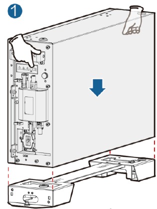 Batterij-uitbreidingsmodules installeren - Stap 1