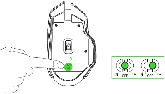 Verbinden via 2,4 GHz-modus - Stap 3