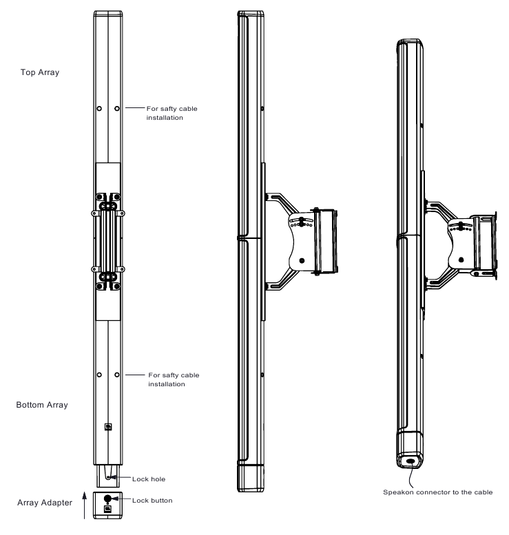 SCHUIF DE ARRAY MET DE ARRAY BRACKET OP DE WALL BRACKET - Deel 3