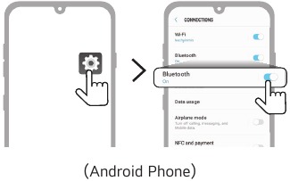 Verbinding maken via Bluetooth - Stap 1