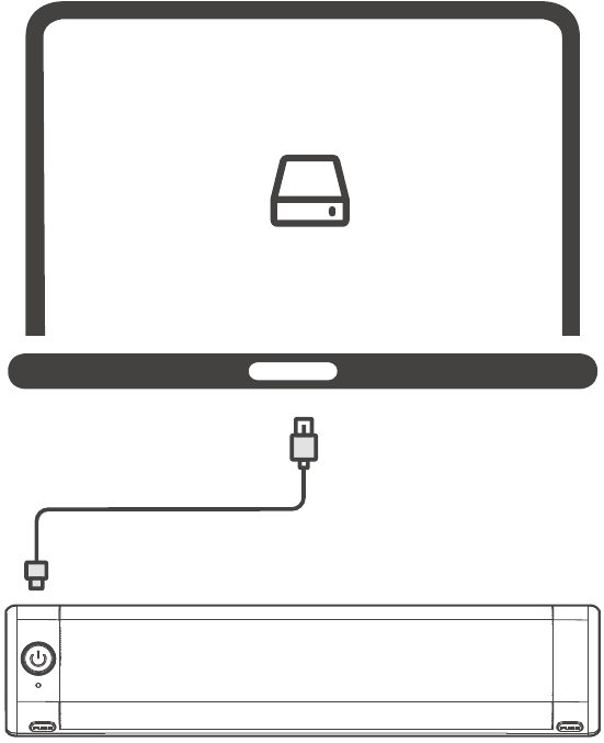 Afdrukken via computer met datakabel - Stap 5