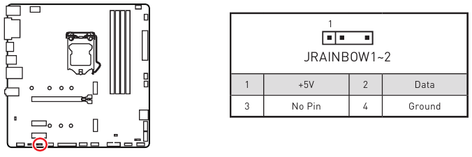 JRAINBOW1: adresseerbare RGB LED-connector