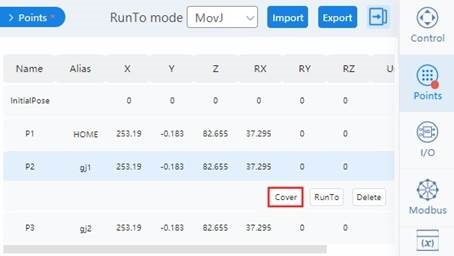 Punten aanleren en project uitvoeren - Stap 4