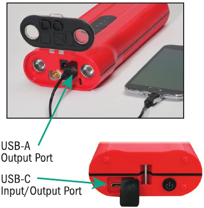 USB-A- & USB-C-APPARATEN OPLADEN