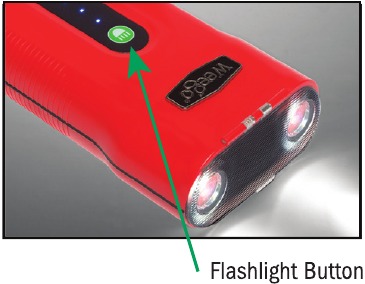 De LED-zaklamp gebruiken