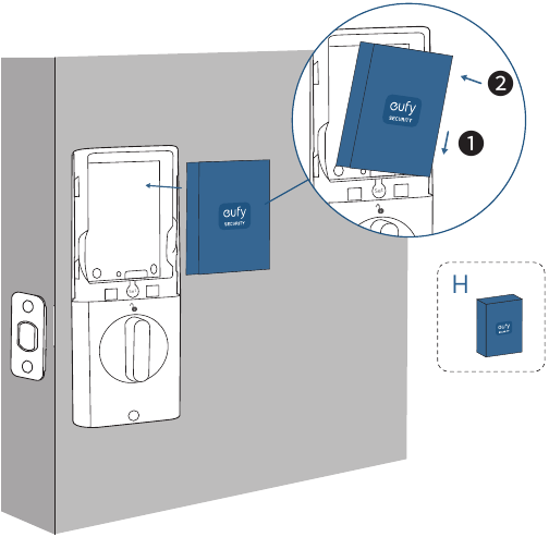 HET PRODUCT INSTALLEREN - Stap 13 - Plaats de batterij