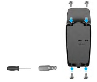 Wall Connector aan draadbox bevestigen