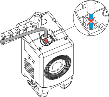 Filament vervangen - Stap 2