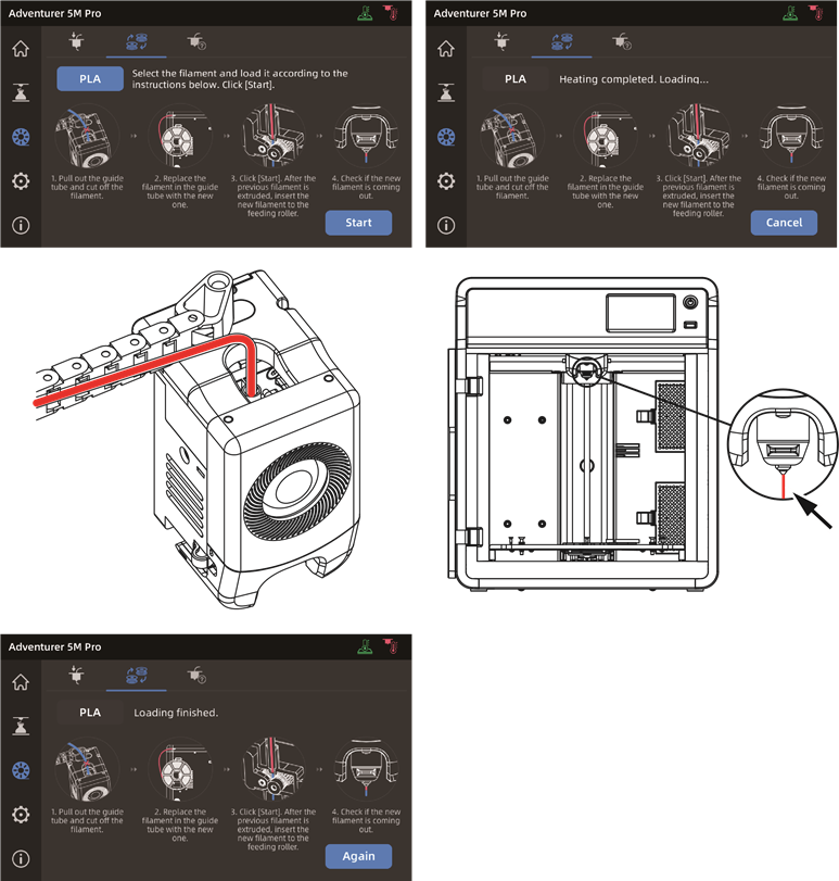 Filament vervangen - Stap 4