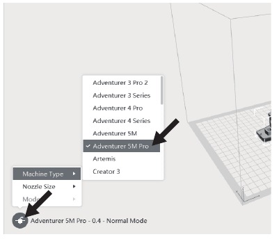 Flashforge's offici&euml;le snijsoftware - Stap 2
