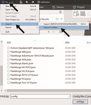 OrcaSlicer gebruiken (configuraties importeren) - Stap 1