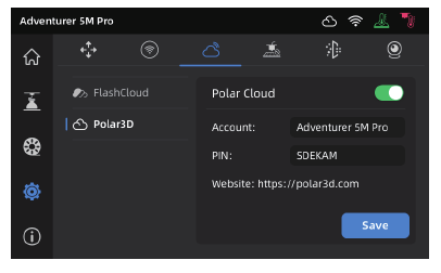 Afdrukken via Polar Cloud - Stap 2