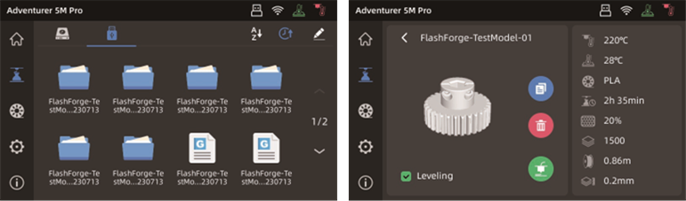 Afdrukken via USB