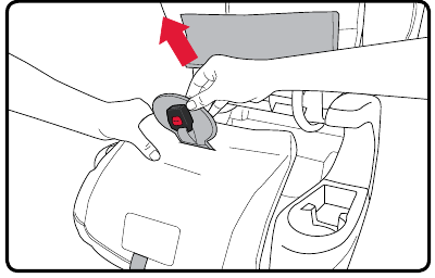 De gesp terugplaatsen - Stap 2