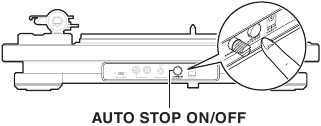 De automatische stopfunctie gebruiken