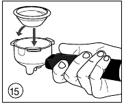 Portafilterhandgreep