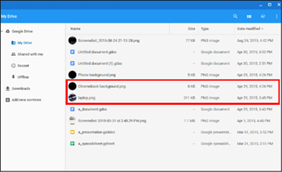 Acer - Chromebook 514 - Bestanden synchroniseren van Downloads naar Google Drive - Stap 3