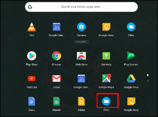 Acer - Chromebook 514 - Bestanden synchroniseren van Downloads naar Google Drive - Stap 1
