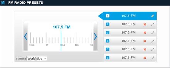 FM-RADIO CONFIGUREREN VIA CARDO COMMUNITY