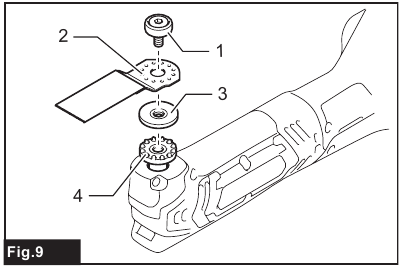 MONTAGE - Applicatiegereedschap met een adapter