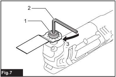 Het applicatiegereedschap plaatsen - Stap 2