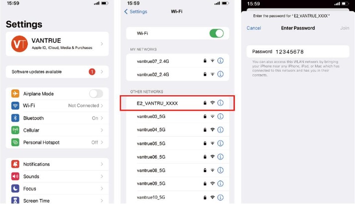 Installatie - Wi-Fi-verbinding tot stand brengen
