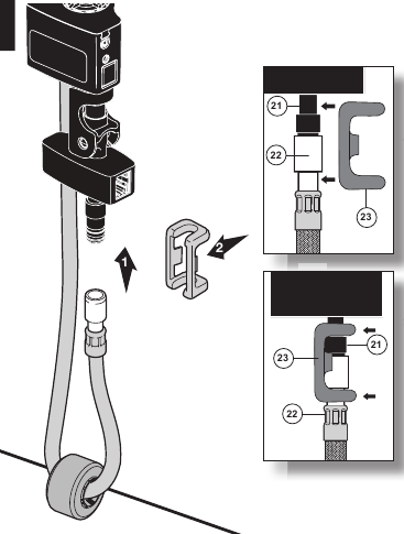 Installatie magneetventiel en spraakmodule - Stap 2