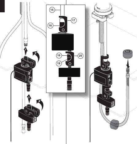 Installatie magneetventiel en spraakmodule - Stap 1