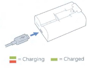 De batterij opladen