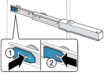 Telescopische rails installeren - Stap 2
