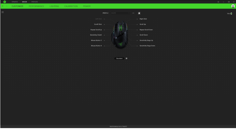 Je Razer Basilisk Ultimate configureren - Stap 2