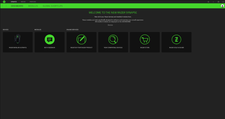 Uw Razer Basilisk Ultimate configureren - Stap 1