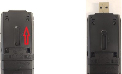 De intrekbare USB-connector onthullen