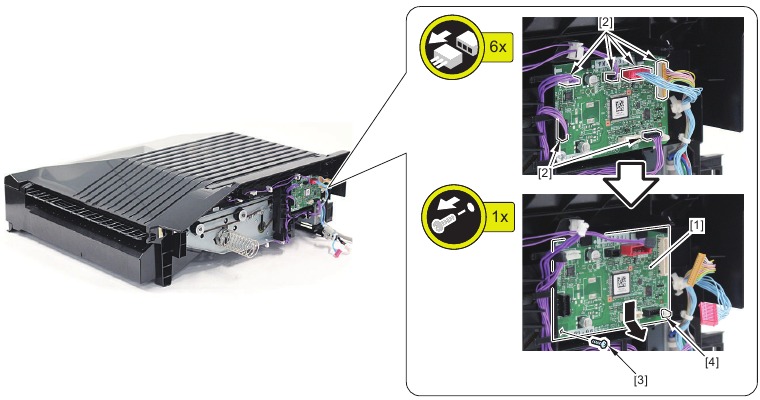 De PCB controller bufferdoorgang verwijderen