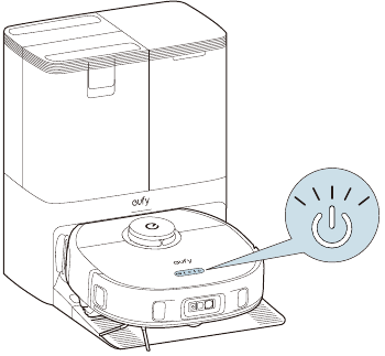 Uw RoboVac opladen - Stap 2