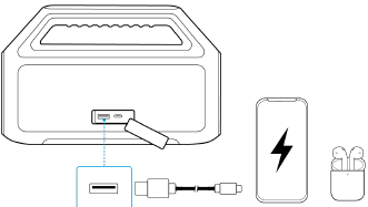 Externe apparaten opladen