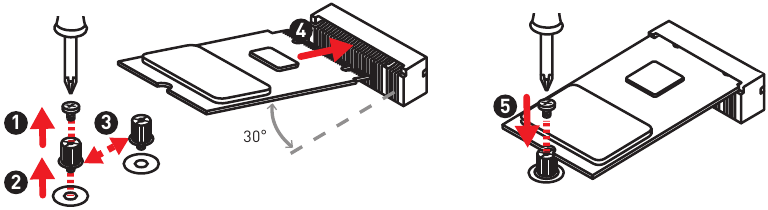 Overzicht van componenten - De M2 SSD installeren