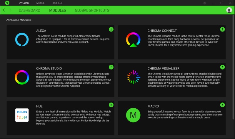 UW APPARAAT CONFIGUREREN - Subtabblad Modules