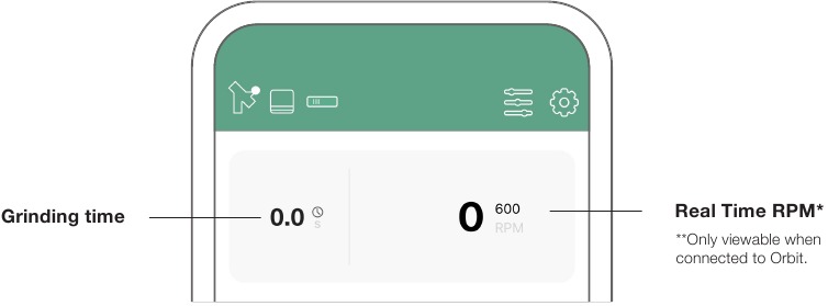 De app gebruiken wanneer verbonden met het apparaat