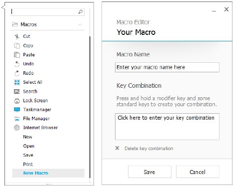 Settings - Step 3 - Creating Macros