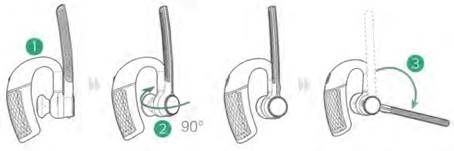 Headset aanpassen - Stap 1