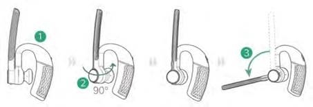 Headset aanpassen - Stap 3