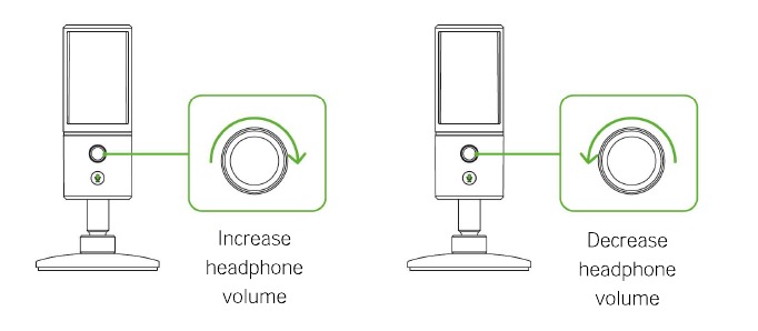 HET HOOFDTELEFOONVOLUME AANPASSEN
