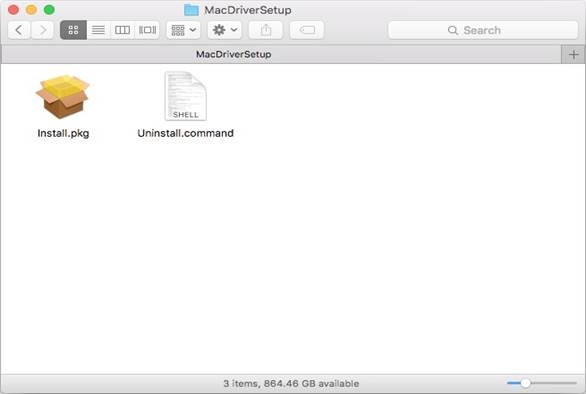 Mac OS X - Stuurprogramma en hulpprogramma installeren - Stap 1