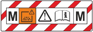 Speciale stickers op het product - Voor UM/UME-eenheden