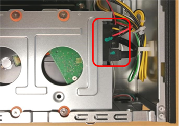 HDD verwijderen - Stap 1