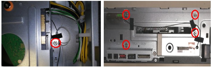 HDD verwijderen - Stap 2